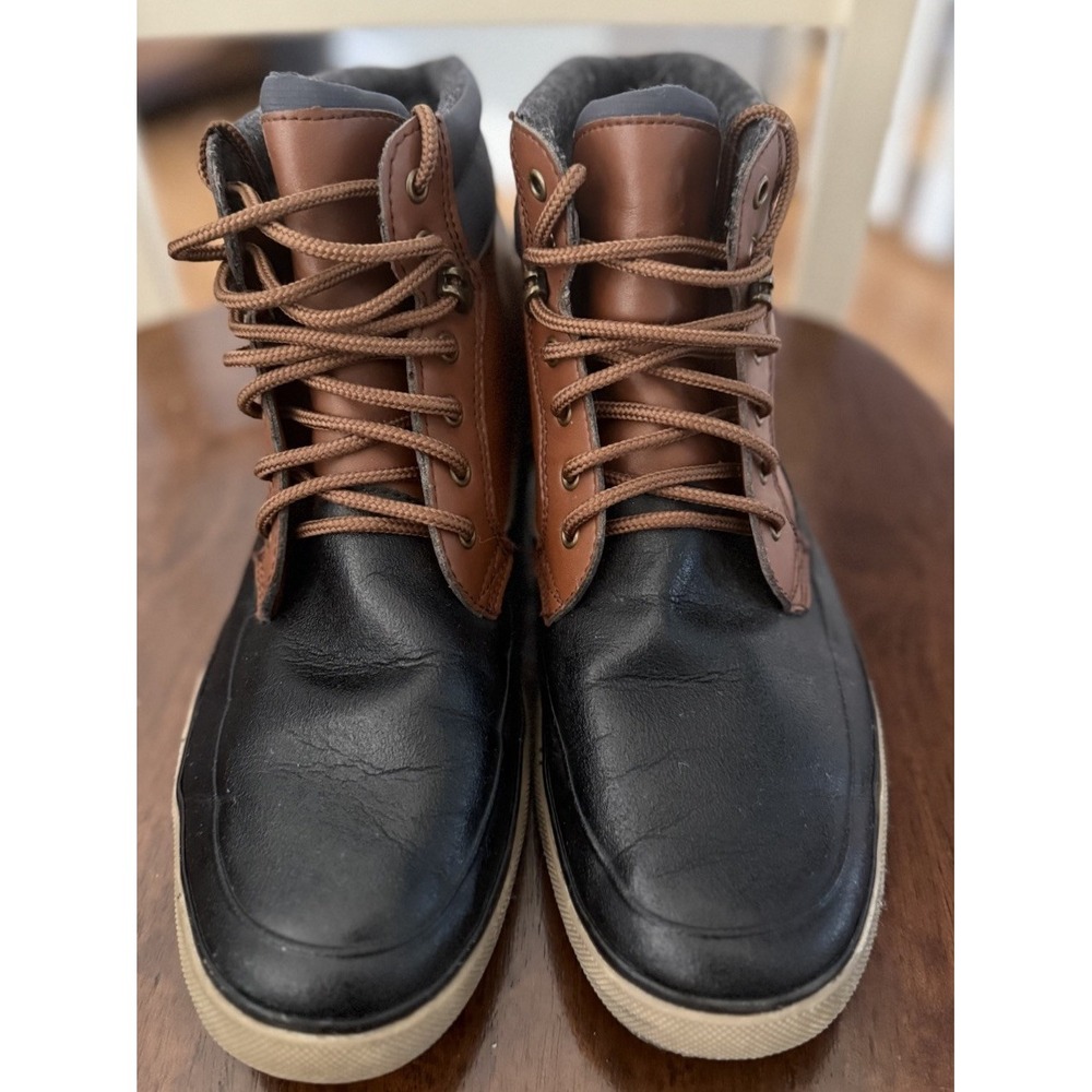 Aldo's Men's Size 11 Insulated Boots Water Resistant Lined Brown & Black